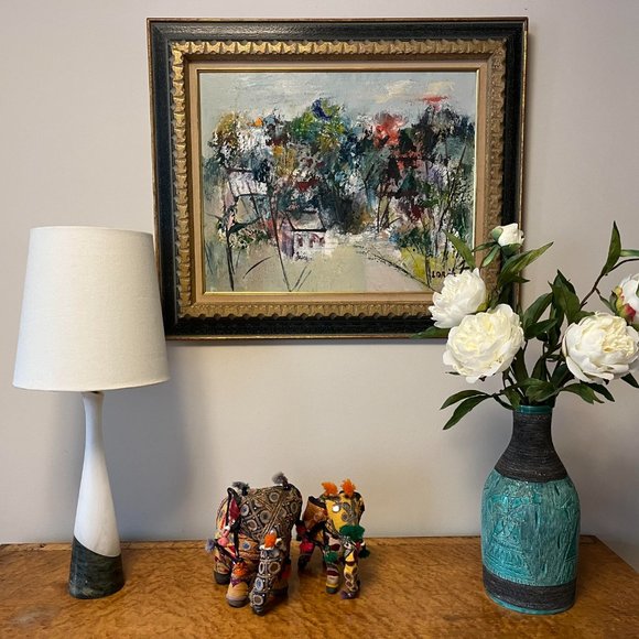 Mid-Century Italian Green Fratelli Fanciullacci Sgraffito Vase - Picture 3 of 9